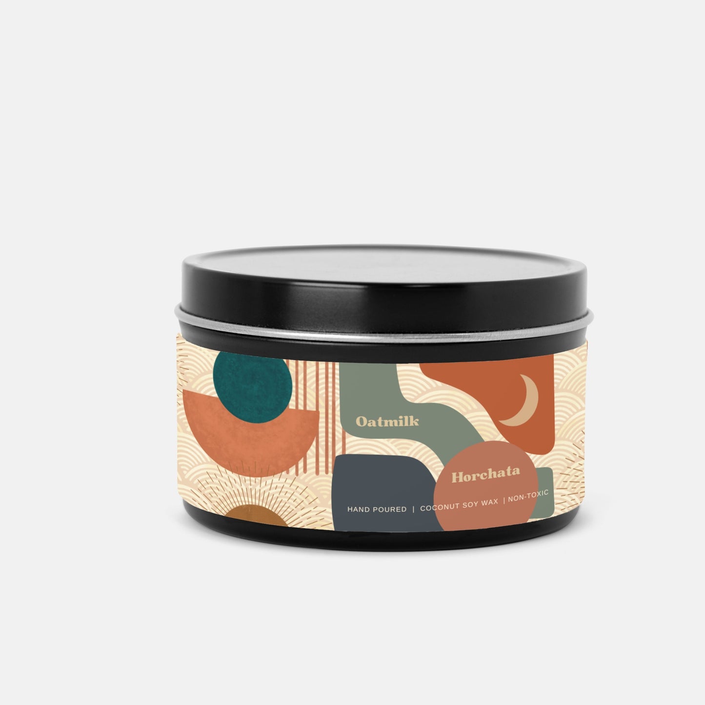 Oatmilk Horchata 8oz. Hand-Poured Coconut Soy Wax Candle Tin