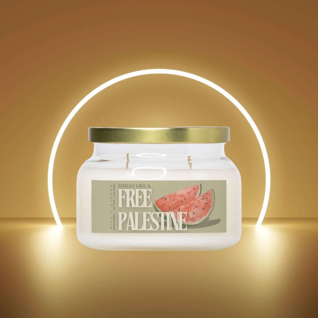 Pick Your Own Smells Like a Free Palestine Double Wick Soy Candle