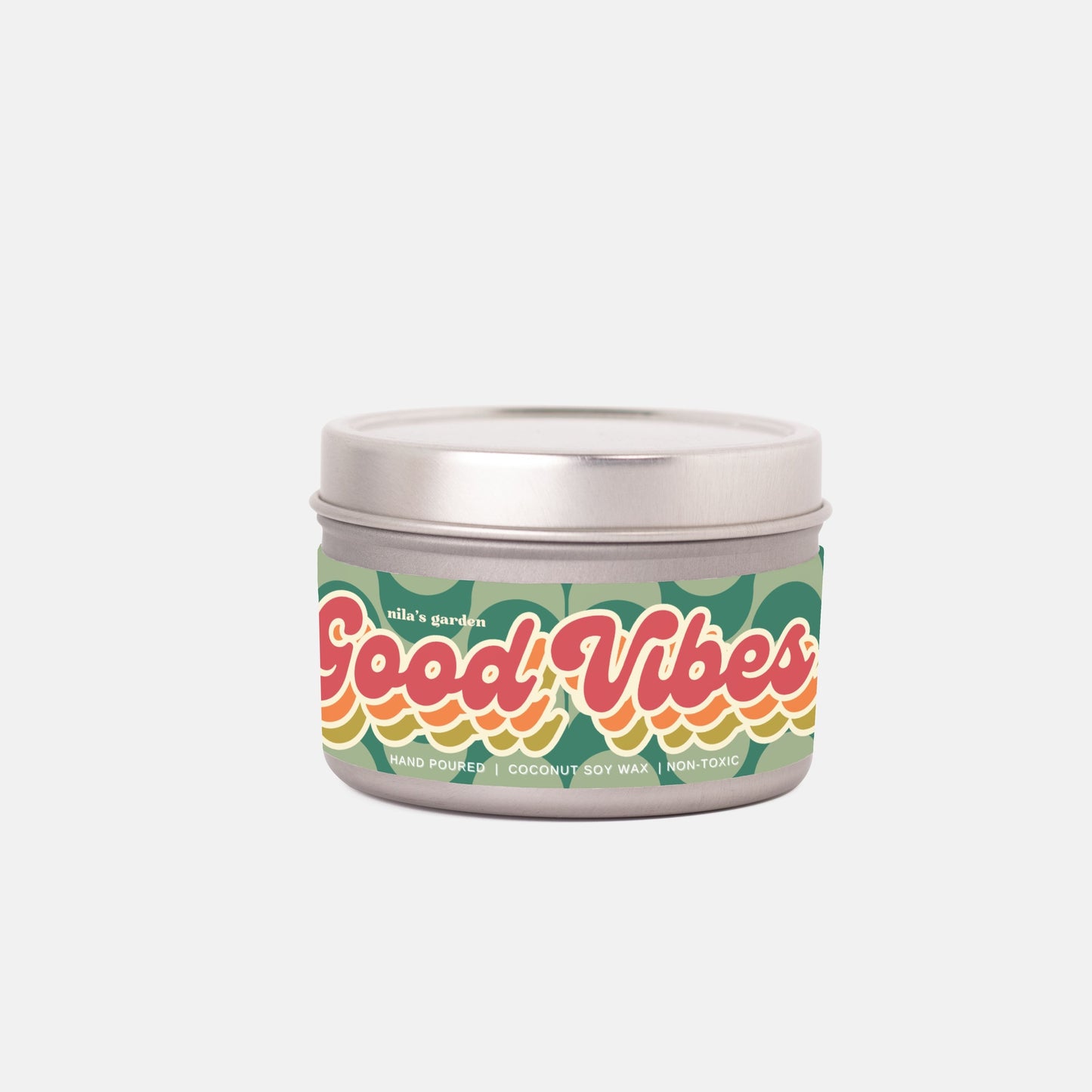Can of Good Vibes Hand Poured Candle Tin 4oz