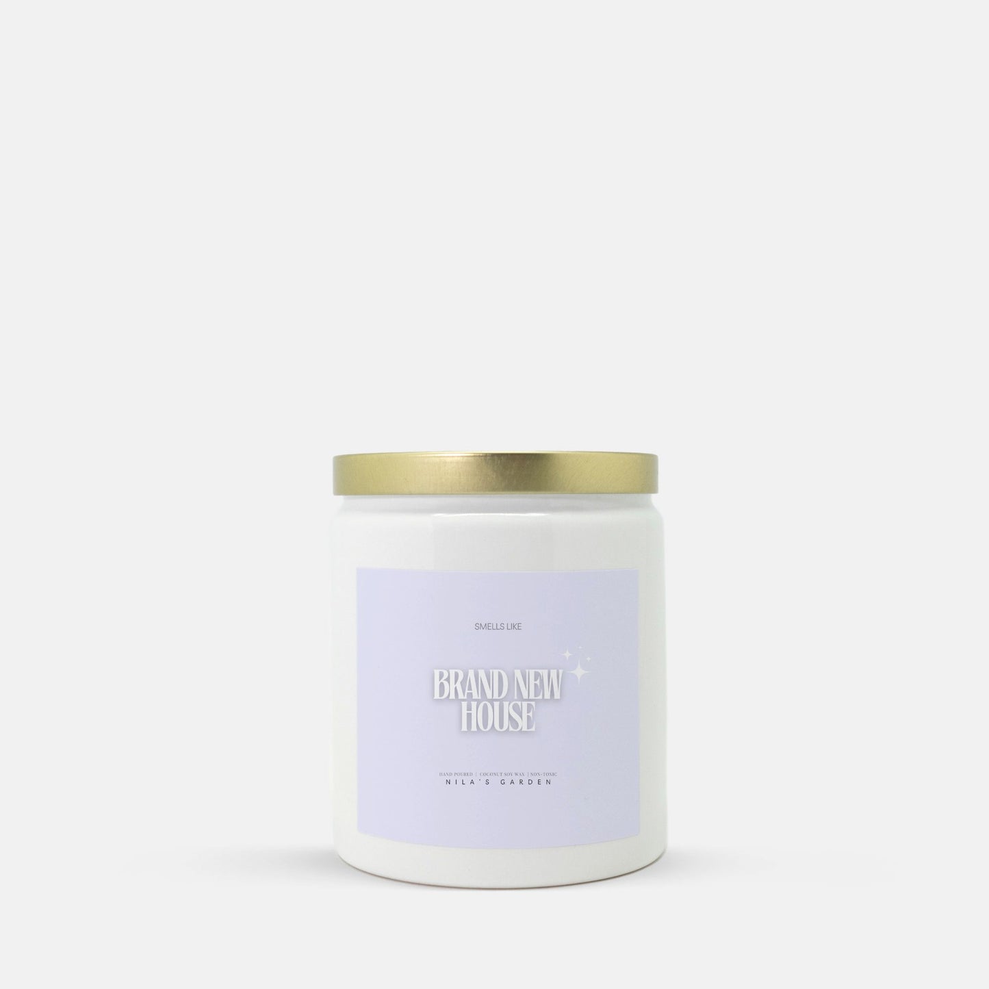 Smells like Brand New House Coconut Soy Ceramic Candle