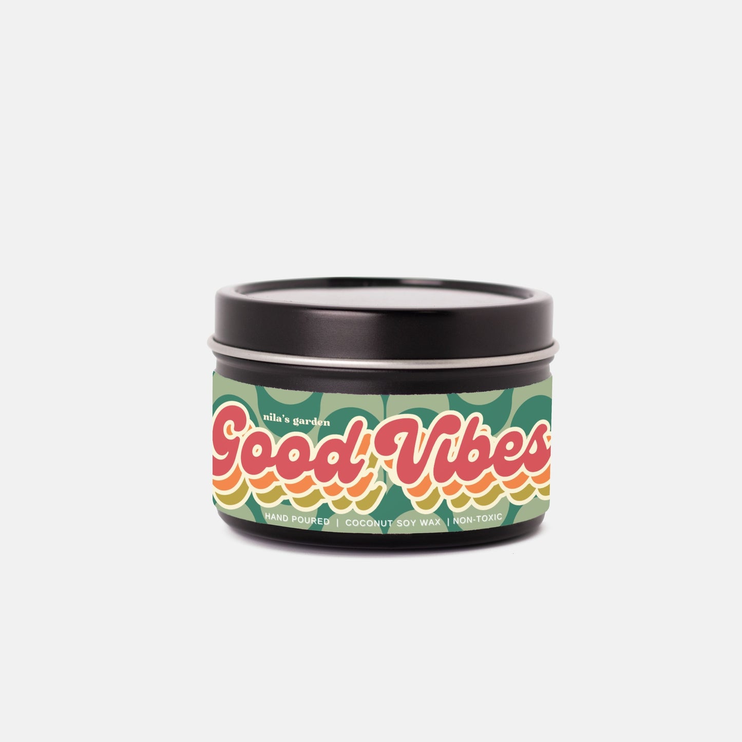 Can of Good Vibes Hand Poured Candle Tin 4oz