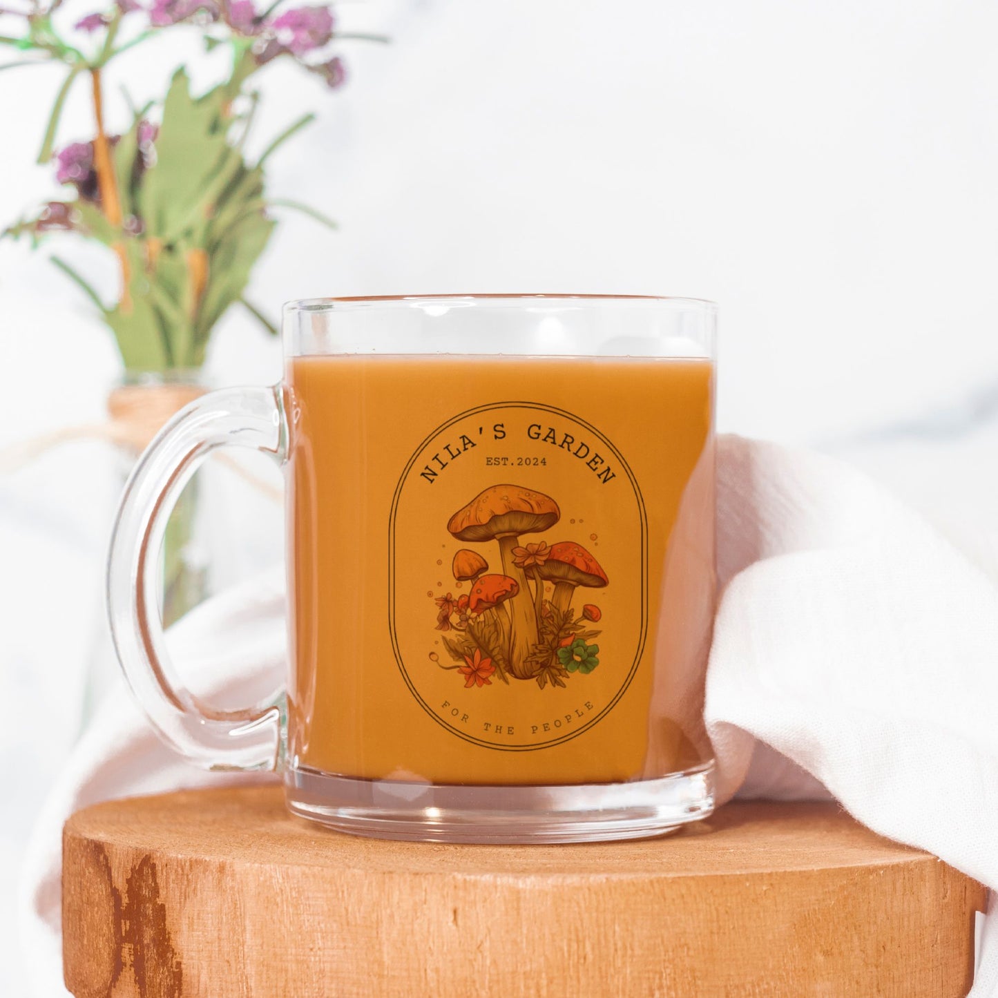 Bloom Where You Are Planted Mug Glass