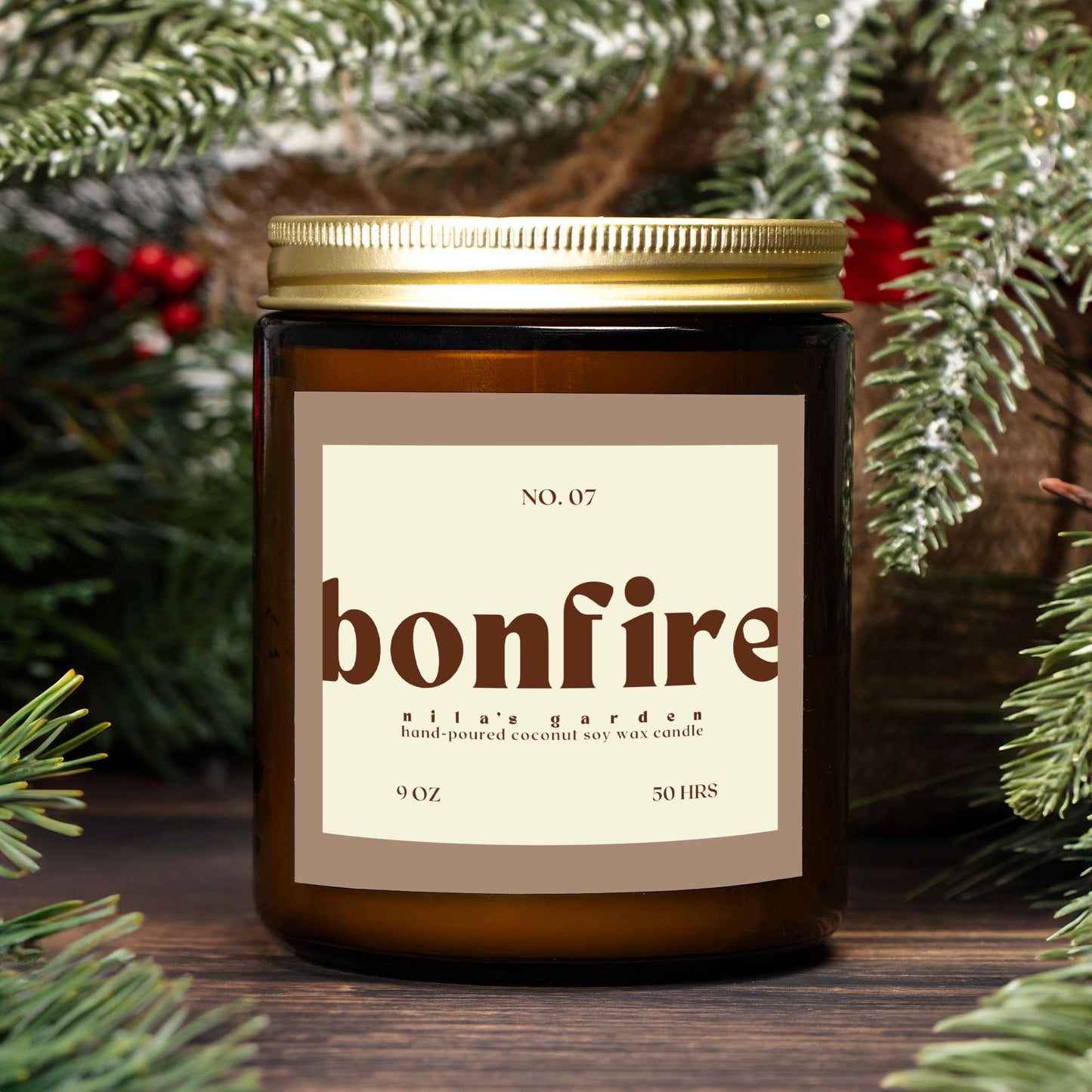No. 07 Bonfire - Coconut Soy Wax Candle