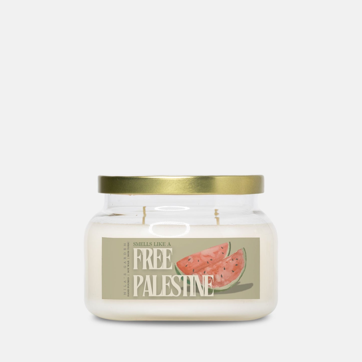 Pick Your Own Smells Like a Free Palestine Double Wick Soy Candle