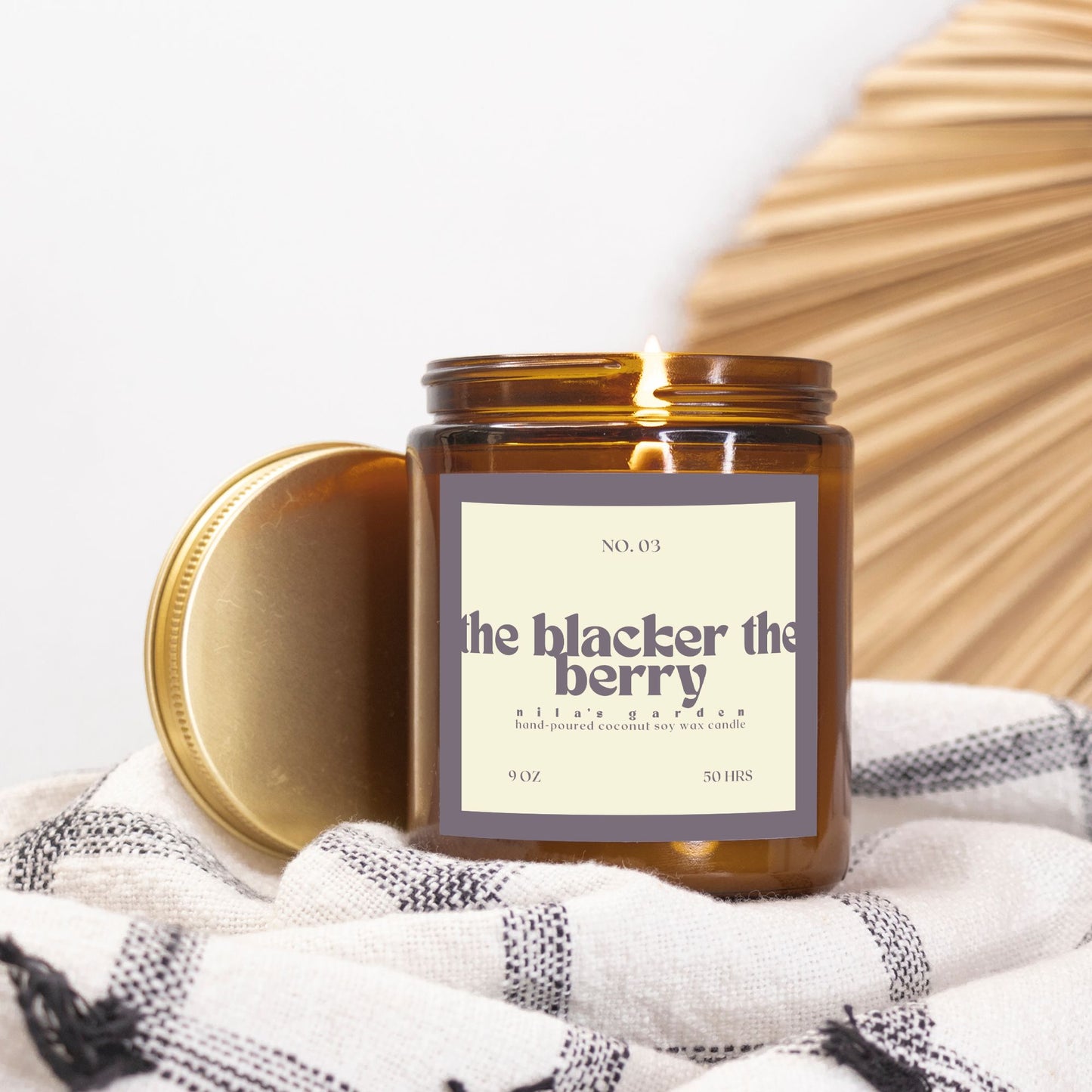 No. 03 The Blacker the Berry - Coconut Soy Wax Candle