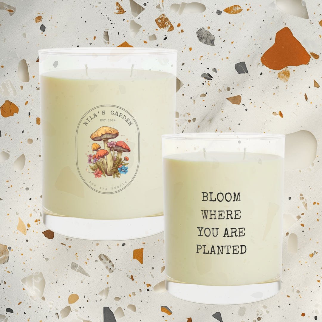 Bloom Where You Are Planted- The Seventh Avenue + Nila's Garden Collab Collection Candle